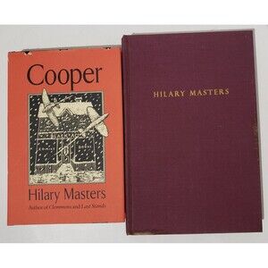 Hilary Masters x2: Cooper 1st Edition 1987, Last Stands 2nd Printg 1982 Hardcovr